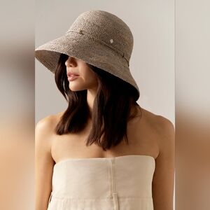 Helen Kaminski Provence 10 Packable Raffia Wide Brim Hat Multicolor